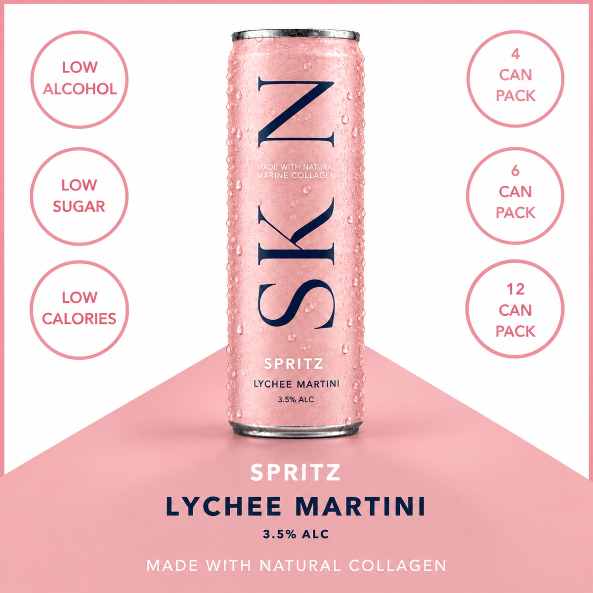 SKN Spritz - Lychee Martini  3.5% All